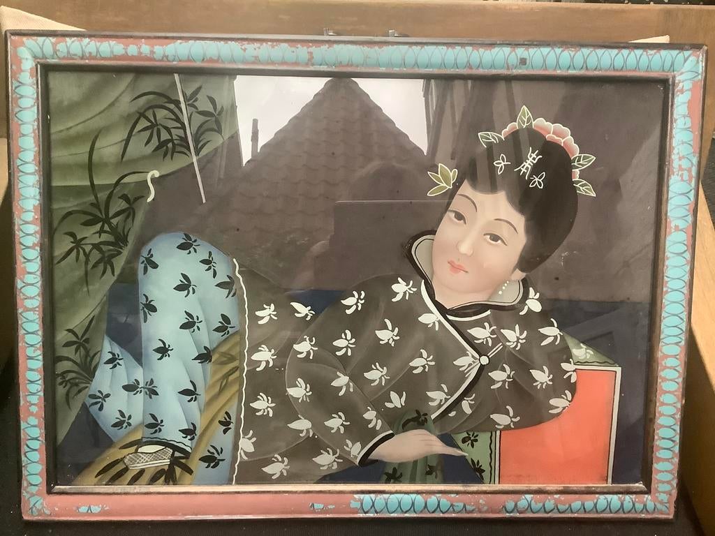 Schilderij op glas, Ophalen of Verzenden