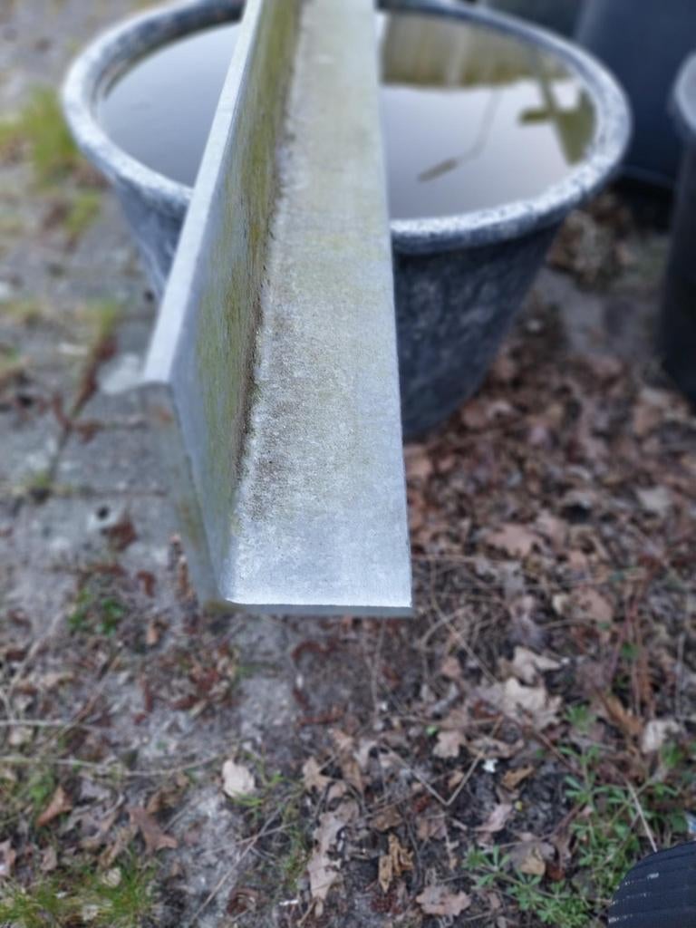 Gegalvaniseerde Hoeklijn 150x100x10 - 1.2 meter, Ophalen, Gebruikt, IJzer