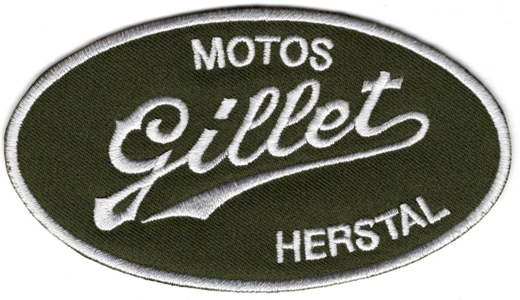 Motos Gillet Herstal stoffen opstrijk patch embleem, Verzenden, Nieuw, Motoren