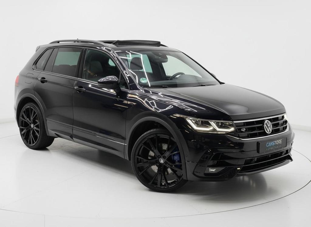 Volkswagen Tiguan 2.0 TSI R 320PK AKRAPOVIC PANO LEER VOL, Automaat, Gebruikt, Zwart, 1984 cc