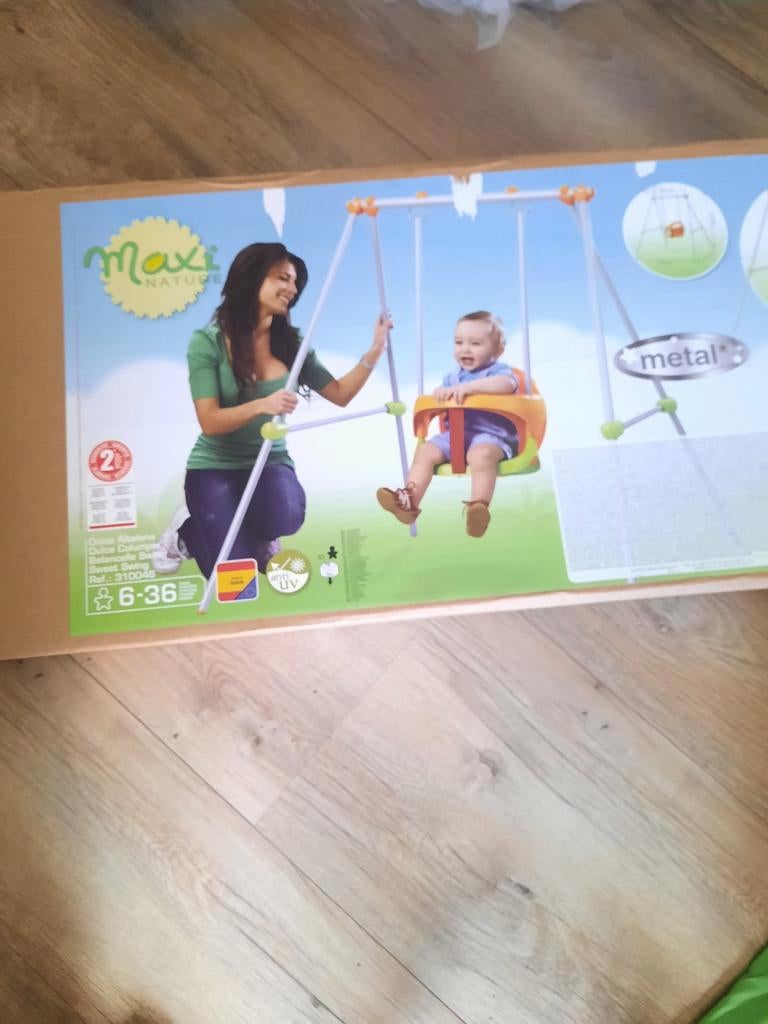 Smoby baby/dreumes schommel, Kinderen en Baby's, Speelgoed | Buiten | Speeltoestellen, Ophalen, Zo goed als nieuw, Schommel
