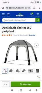 Obelink Air Shelter 250 partytent - Nieuw met 4 zijwanden, Ophalen, Opvouwbaar, Partytent, Minder dan 4 meter