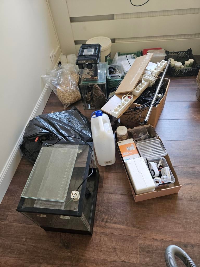 Grote partij diversen terrarium, Dieren en Toebehoren, Reptielen en Amfibieën | Toebehoren, Ophalen