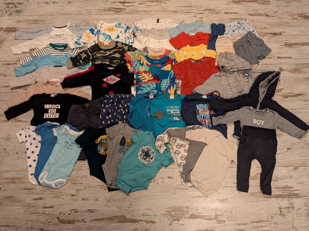 Compleet jongens kledingpakket. Maat 62, Ophalen of Verzenden, Zo goed als nieuw, Maat 62