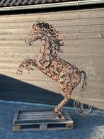 Groot paardenbeeld gemaakt van hoefijzers – uniek kunstwerk, Ophalen, Nieuw, Overige soorten