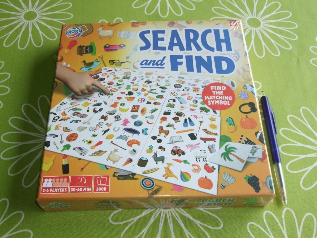Nieuw in seal: Search and Find - Zoek het juiste plaatje, Vijf spelers of meer, Ophalen of Verzenden, Nieuw, Moxy