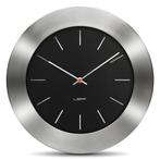 LEFF Bold Black Index wandklok 55 cm. design Wiebe Teertstra, Ophalen of Verzenden, Zo goed als nieuw, Analoog, Wandklok