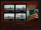 GRENADA 2016 PF BLOK WO2 OORLOG PEARL HARBOR BOTEN VLAG, Ophalen of Verzenden, Postfris, Overige thema's