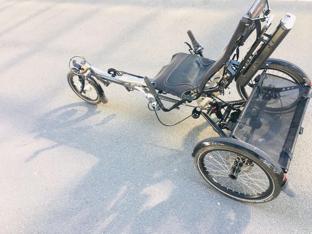 Hase lepus Electrische Ligfiets Driewielfiets., Fietsen en Brommers, Fietsen | Driewielfietsen, Ophalen of Verzenden, Gebruikt