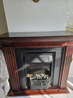Elektrische sfeerhaard met ombouw, Ophalen of Verzenden, Gebruikt, Vrijstaande haard, Elektrische haard