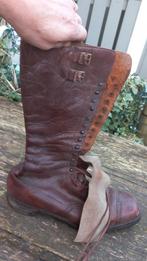 Antieke leren laarzen, Verzamelen, Militaria | Algemeen, Ophalen of Verzenden, Landmacht
