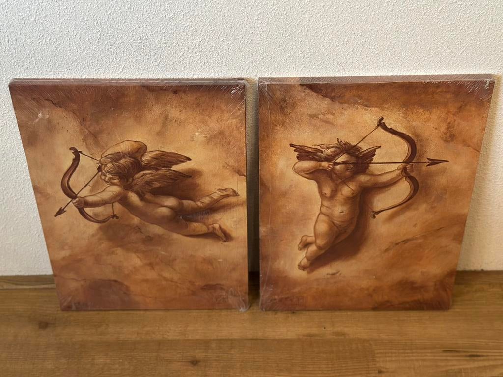 Schilderijen Cupido, Minder dan 50 cm, Nieuw, Ophalen of Verzenden, Schilderij