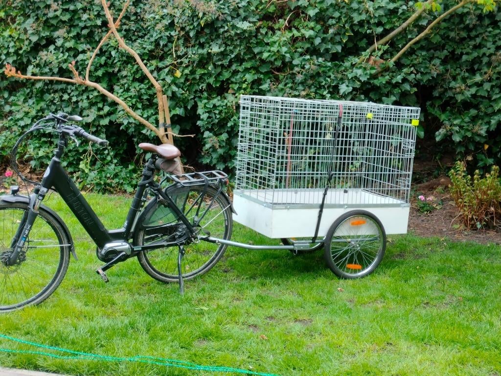 fietskar  / hondenfietskar  /  bagagekar, Ophalen, Gebruikt, Opvouwbaar, 20 tot 40 kg