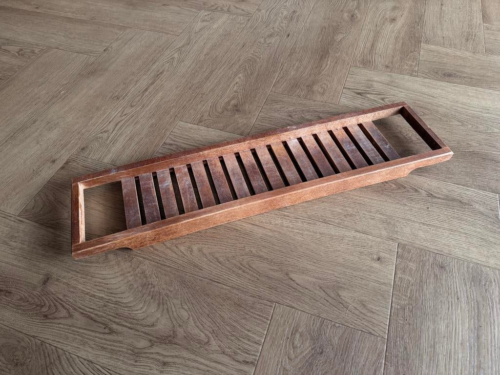 Houten badrek, Ophalen, Gebruikt, Bruin
