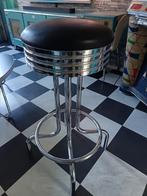 Bel Air Barkruk - Retro Diner Stijl, Huis en Inrichting, Ophalen, Gebruikt, Met voetsteun, Metaal