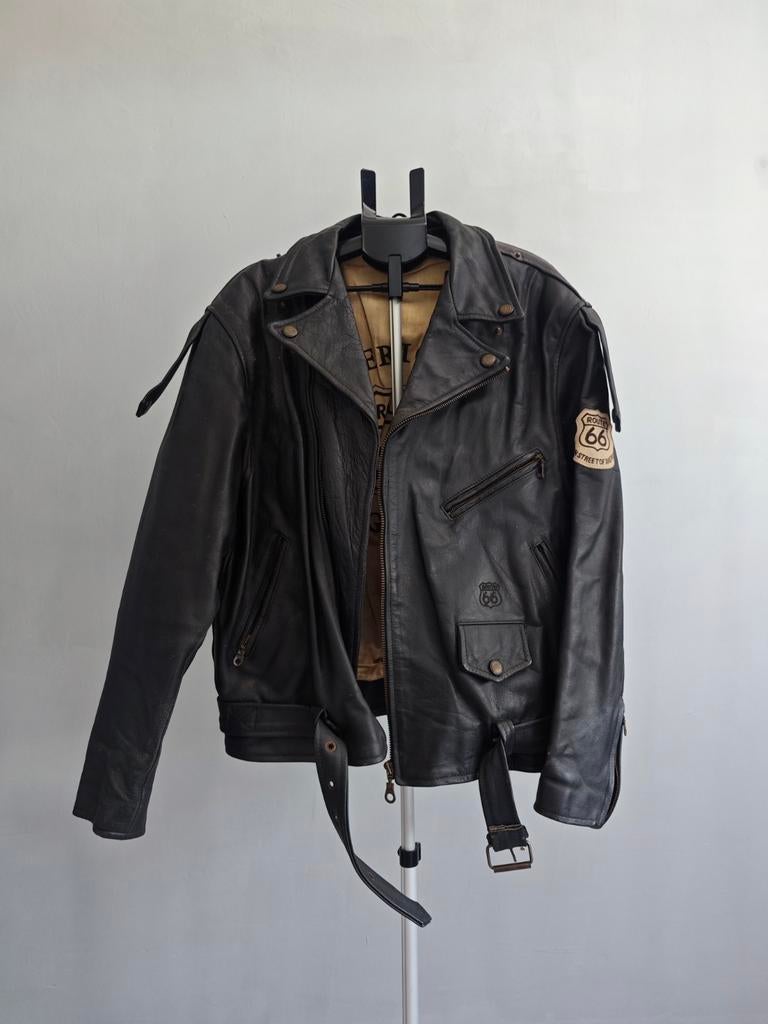 Route 66 leren motorjas, Ophalen, Tweedehands, Jas | leer