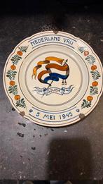 Sierbord Nederland vrij 5 mei 1945 gouda, Antiek en Kunst, Ophalen of Verzenden