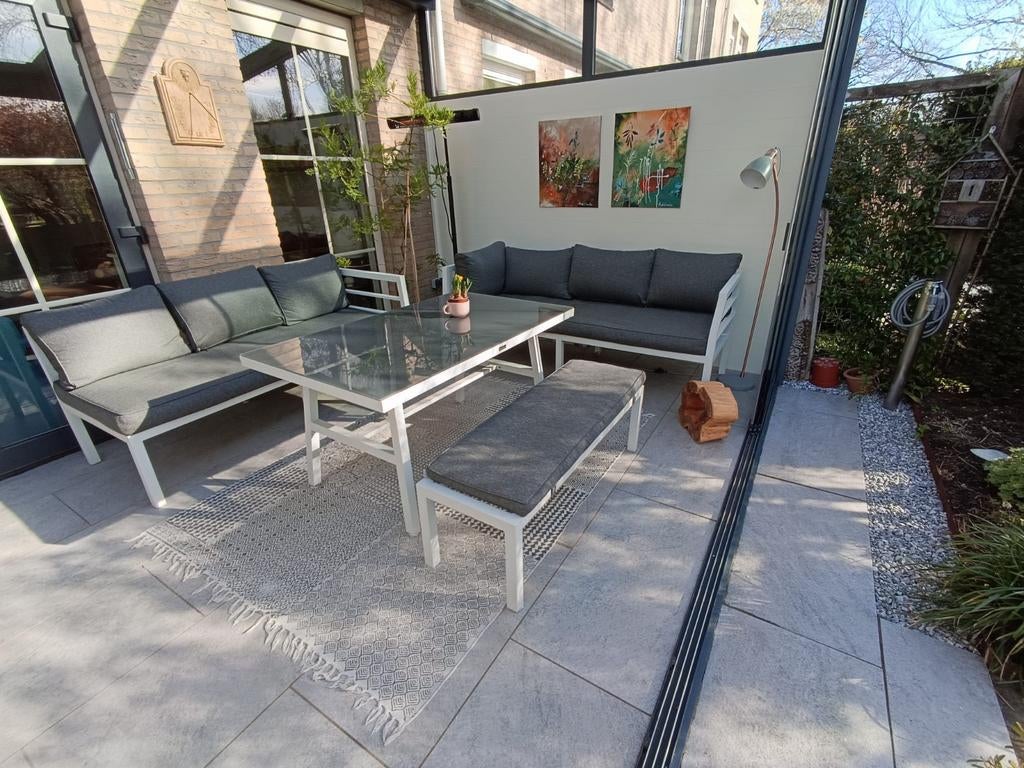 Aluminium tuinset Garden Impressions, Ophalen, Aluminium, Zo goed als nieuw, Bank