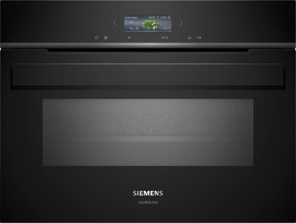 Siemens Studioline iQ700 combioven met magnetron nieuw!, Witgoed en Apparatuur, Ovens, Nieuw, Oven met grill, Inbouw, Magnetronfunctie