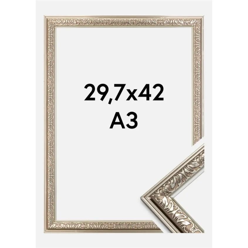 A3 zilverkleurige fotolijst, Ophalen of Verzenden