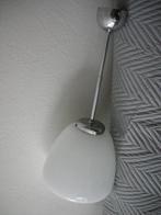 Schoollamp glas chroom Gispen art deco - zgan, Ophalen, Zo goed als nieuw, Glas, 50 tot 75 cm