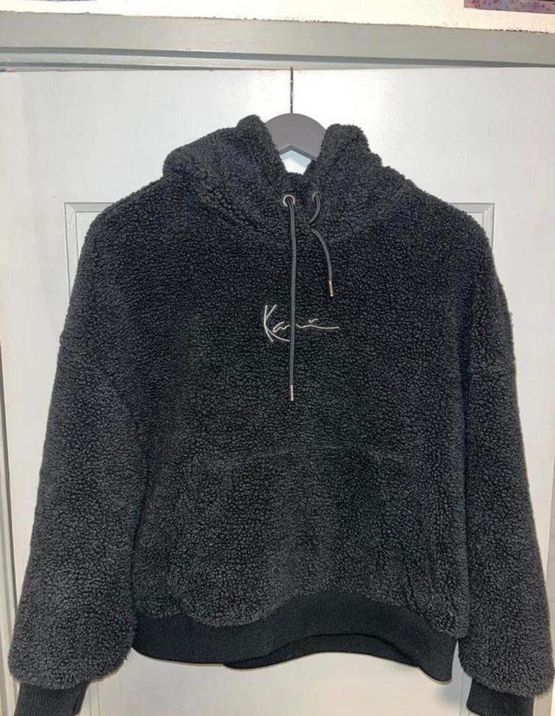 Karl Kani Teddy Hoodie, Ophalen of Verzenden, Zo goed als nieuw, Maat 36 (S), Grijs