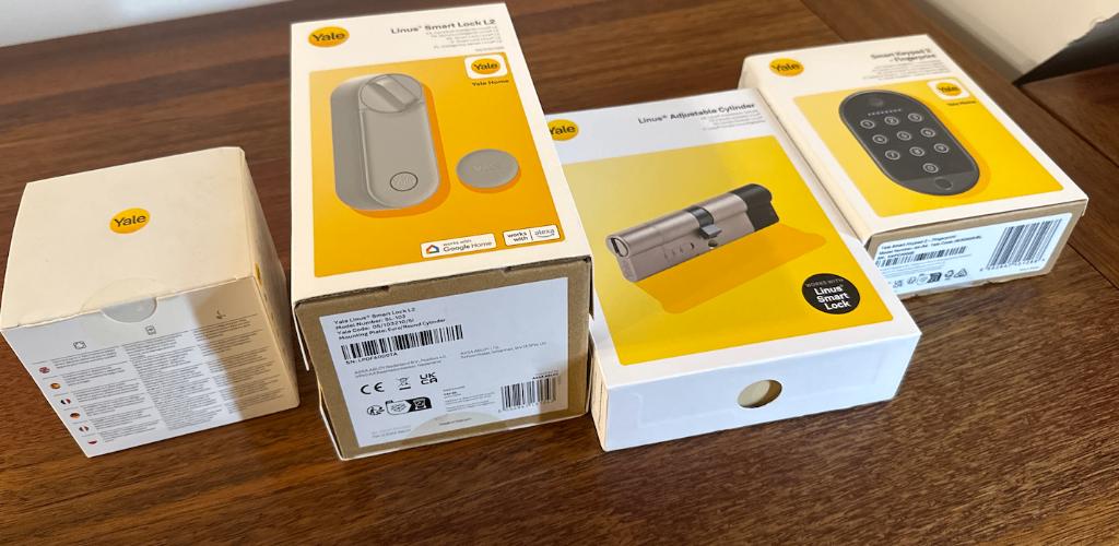 Complete Yale Smart Lock set ongeopend, Ophalen of Verzenden, Nieuw, Overige materialen, Slot