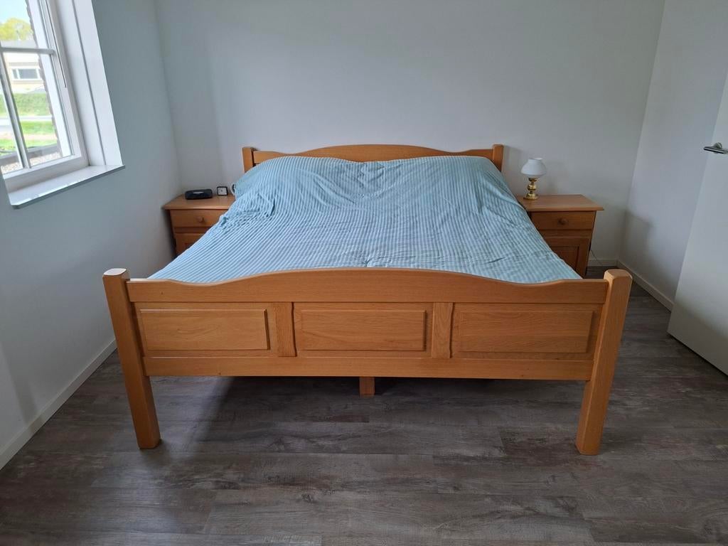 Tweepersoons bed, Ophalen, Gebruikt, Tweepersoons, 180 cm