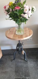 Bijzettafel, plantentafel, h 70 cm. Verstelbaar in hoogte, Huis en Inrichting, Tafels | Bijzettafels, Ophalen, Minder dan 55 cm