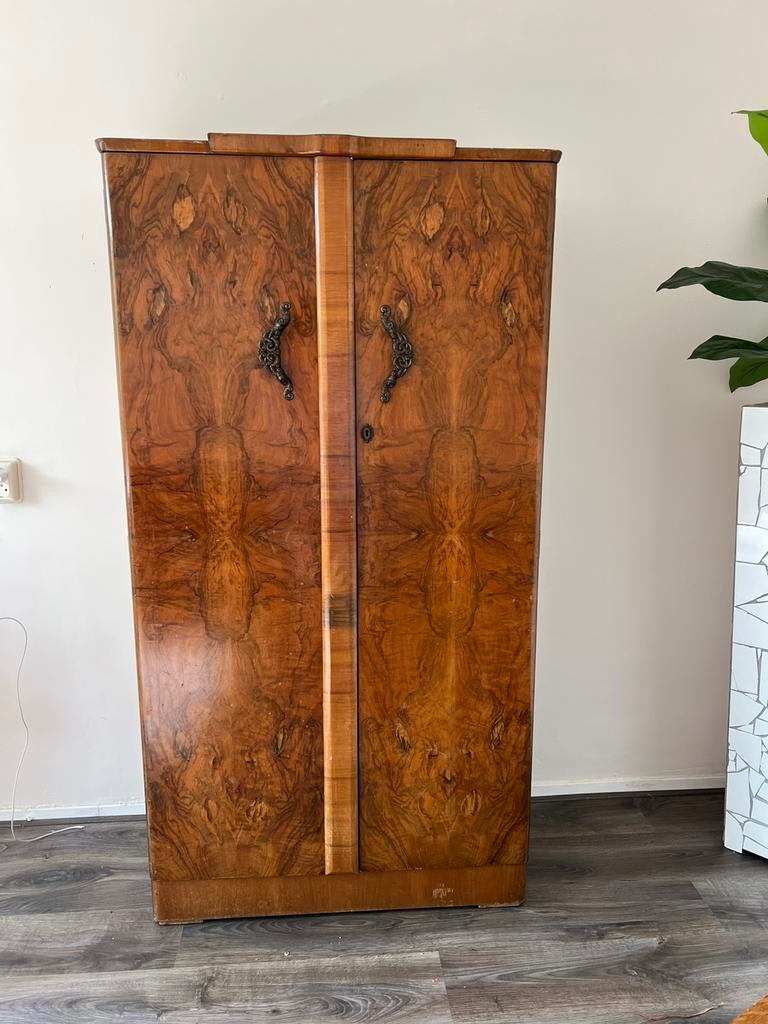 Mooie Art Deco (kleding) kast, Antiek en Kunst, Ophalen