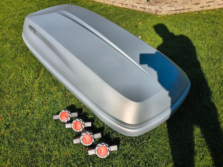 Hapro Carver 6.5, masterfit bevestiging, dubbelzijdig, zgan, Auto diversen, Dakkoffers, Zo goed als nieuw, Ophalen