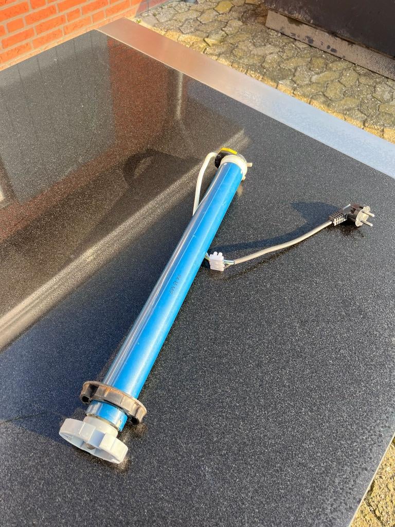 Buismotor, SOMFY GEMINI MARINER SLT JUPITER, BECKER rts, Ophalen, Gebruikt, Minder dan 100 cm, Wit