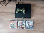 Playstation drie, Spelcomputers en Games, Spelcomputers | Sony PlayStation 3, Ophalen, Met 1 controller, Phat