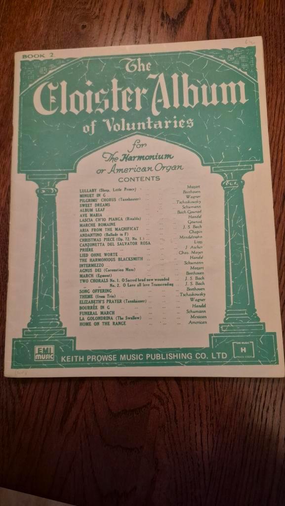 The Cloister Album - Harmonium/American Organ, Muziek en Instrumenten, Bladmuziek, Ophalen of Verzenden