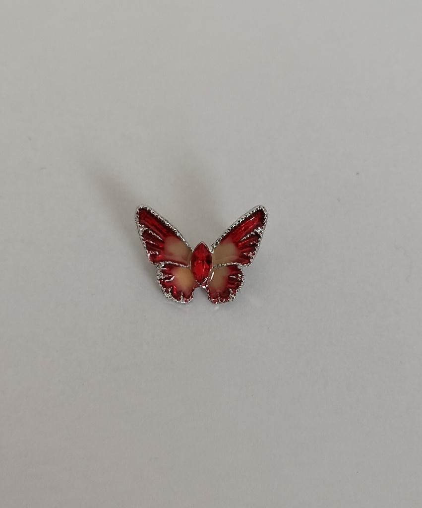 Vlinder broche, Overige materialen, Overige kleuren, Minder dan 4 cm, Nieuw