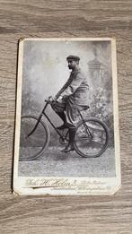 Oude foto op karton H. Holm Amsterdam Atelier Parterre, Ophalen of Verzenden, Voor 1940, Gebruikt, Overige onderwerpen