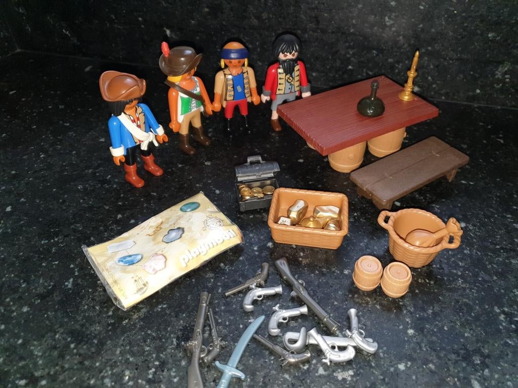 4292 Playmobil Piratenbende met schat, Ophalen of Verzenden, Zo goed als nieuw, Complete set