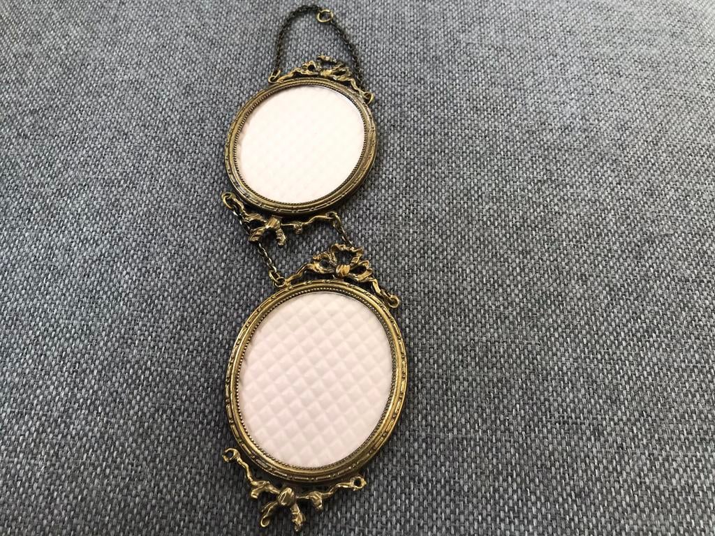 2 vintage ketting striklijstjes, fotolijstjes, Ophalen of Verzenden