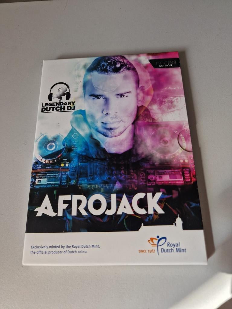 AfroJack holografische munt, Ophalen of Verzenden, Koningin Beatrix, Euro's