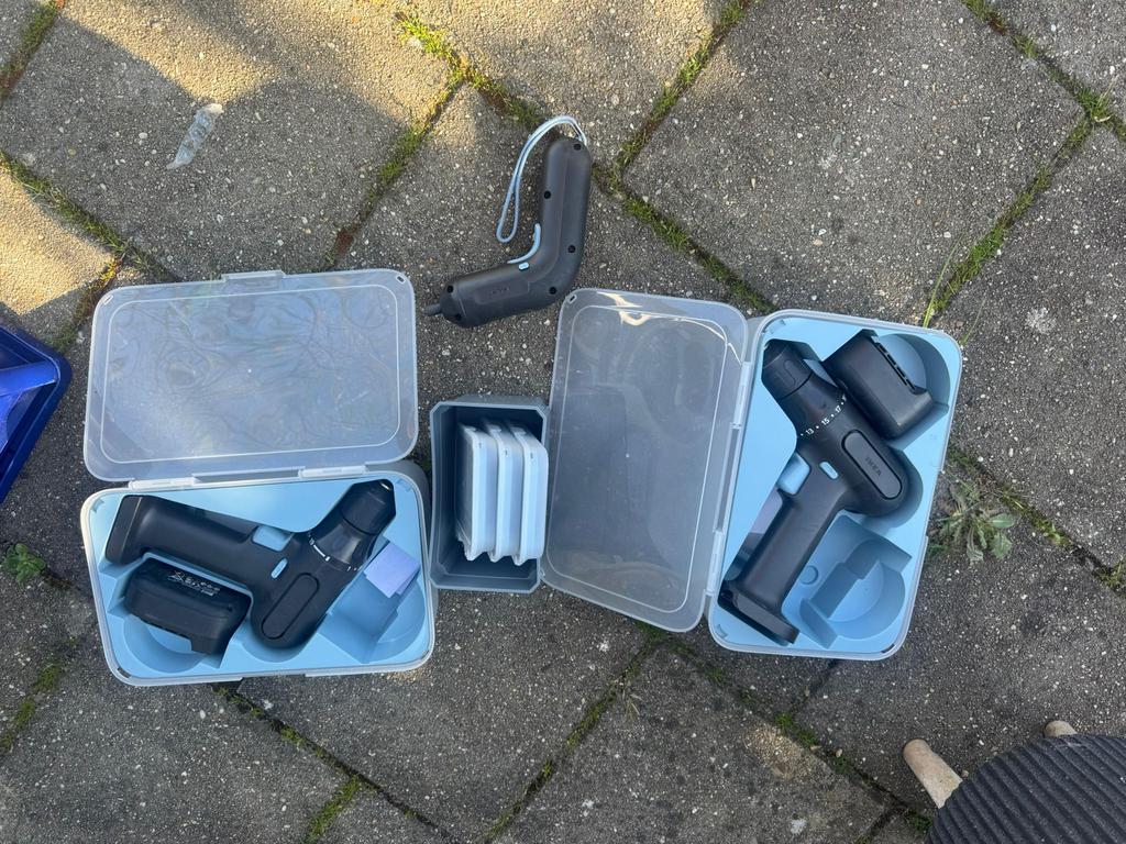 IKEA boor- en schroefmachine set – zo goed als nieuw, Ophalen, Zo goed als nieuw, Boor- en Schroefmachine