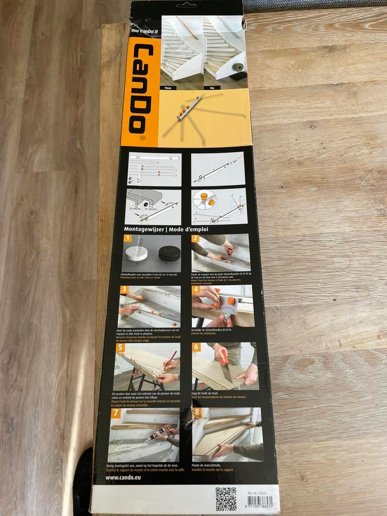 Cando trapspin, Doe-het-zelf en Verbouw, Ophalen, Zo goed als nieuw, Minder dan 2 meter