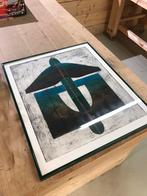 Schilderij Jan Hofman ets eigen druk, Ophalen of Verzenden