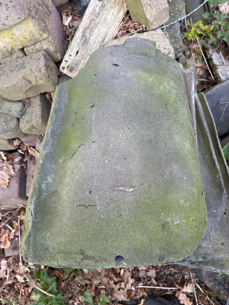 Oude dakpannen voor restauratie, Ophalen, Gebruikt, Steen of Klei, Minder dan 5 m²