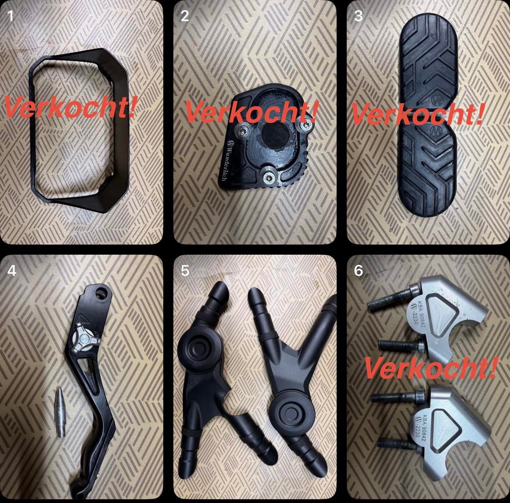 Wunderlich BMW R1250 GS/GSA accessoires - zie omschrijving, Ophalen of Verzenden, Gebruikt