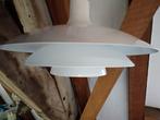 Twee Deense vintage schalen lampen., Gebruikt, Vintage, Ophalen of Verzenden, Metaal