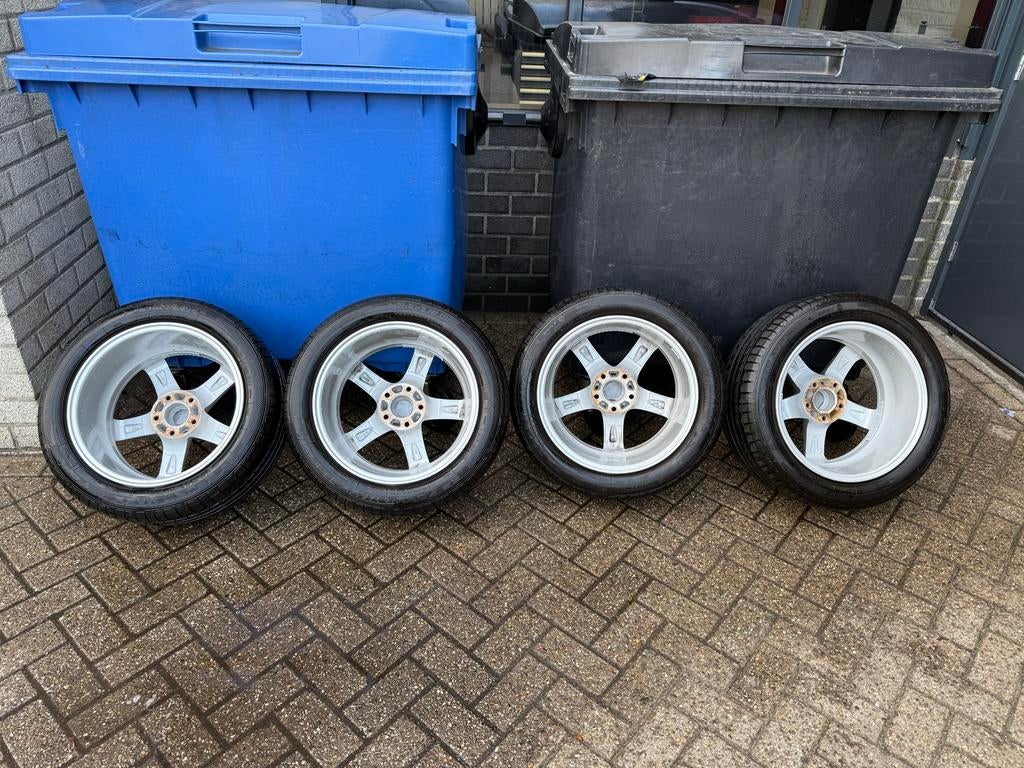 Wielset VW Golf Audi A3, Auto-onderdelen, Banden en Velgen, Ophalen, Gebruikt, Banden en Velgen, 17 inch