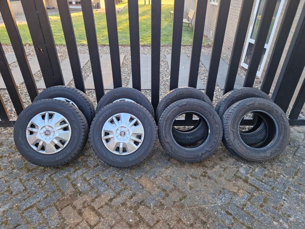 Velgen met banden Fiat Ducato, ZGAN ! Peugeot Boxer, Auto-onderdelen, Banden en Velgen, 15 inch, Banden en Velgen, Ophalen of Verzenden