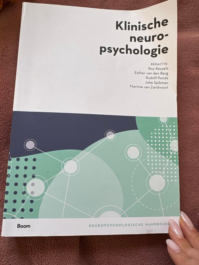 Klinische neuropsychologie, Boeken, Ophalen of Verzenden, Gamma, Gelezen, WO