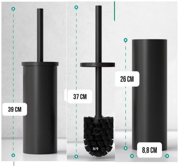 toiletborstel, Ophalen, Nieuw, Zwart, Overige typen