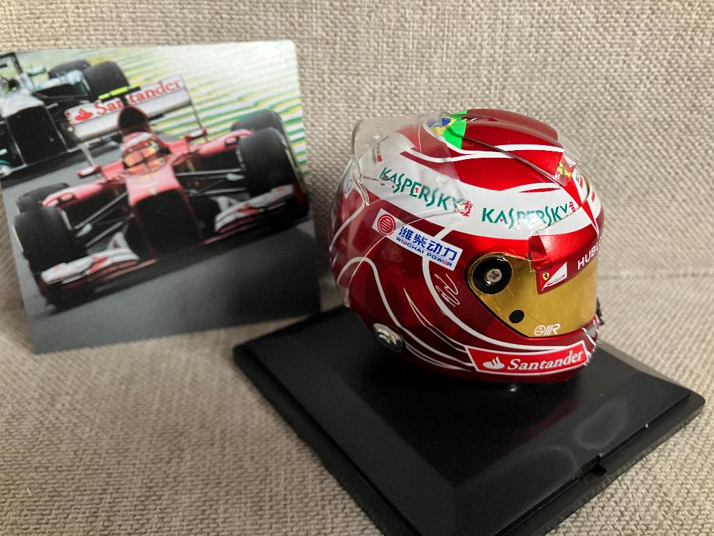 ✅ Felipe Massa 2013 1:5 helm Ferrari F1 Spark Formule 1, Ophalen of Verzenden, Nieuw, Formule 1